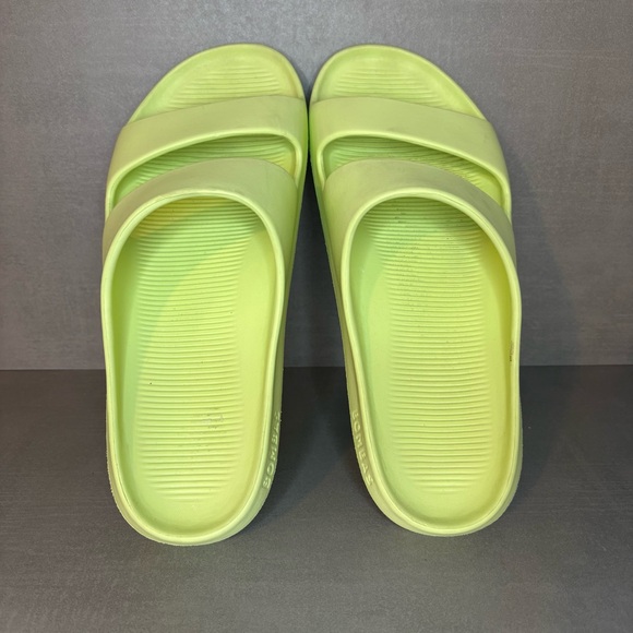 Bombas | Friday Slides Shoes - Lime Green ; Womens 11 - Picture 5 of 7